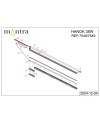 HANOK * MODULO LINEAL LED 38W 4000K 50º BLANCA